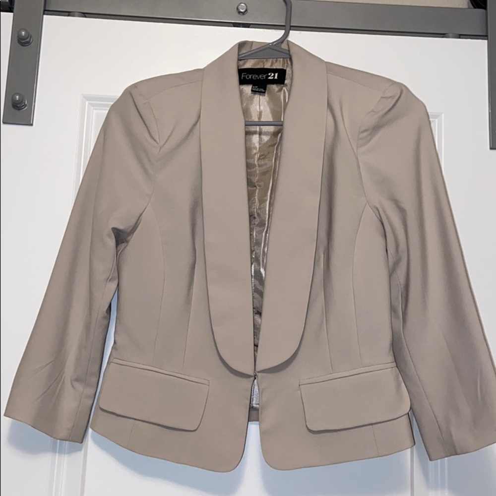 Beige blazer